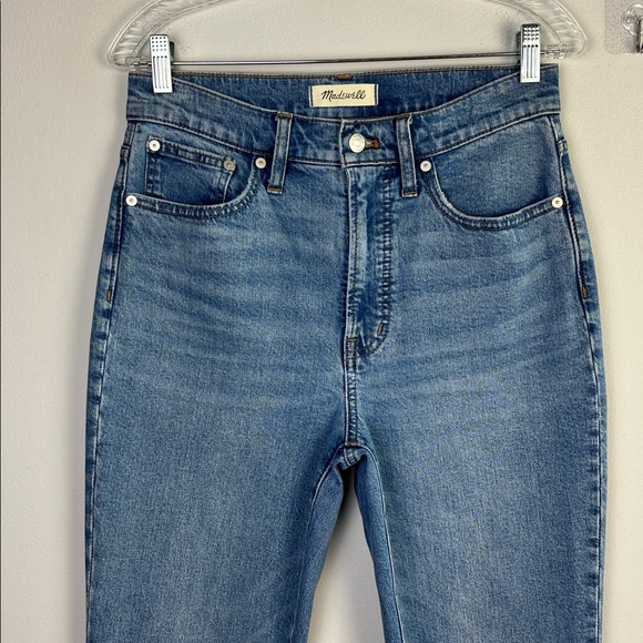 Madewell The Perfect Vintage Flare Jeans Size 27 Heritage Stretch Blue Denim - Picture 4 of 16